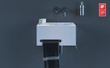 Aquatica Split A Stone Wall Mounted Washbasin 01